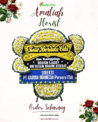 Papan Bunga Duka di Kedunggaleng