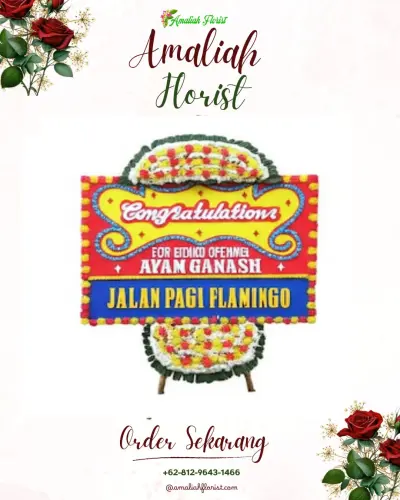 Bunga Papan Congratulation di Kedunggaleng